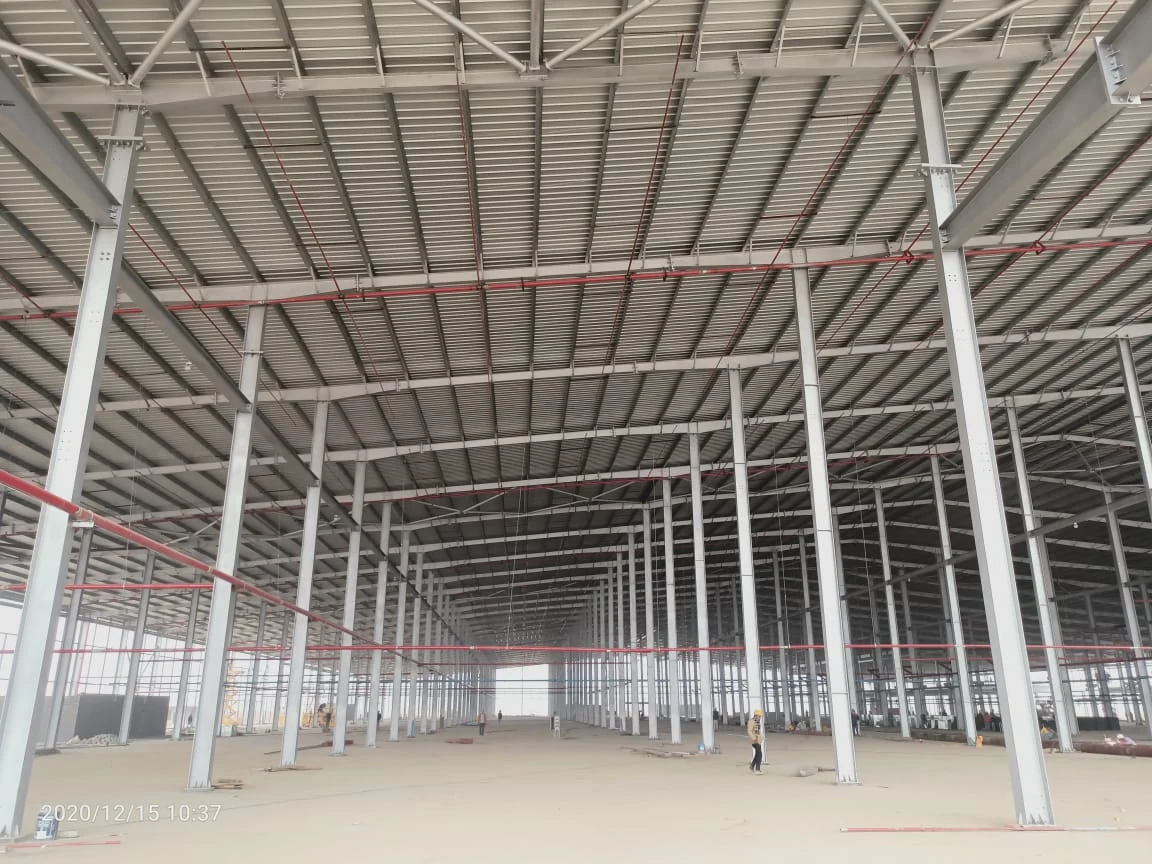 Steel structure interior